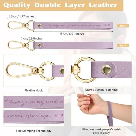 🌙 B70 - 3 Pack * keychains with bible quotes - Picture 2 of 4